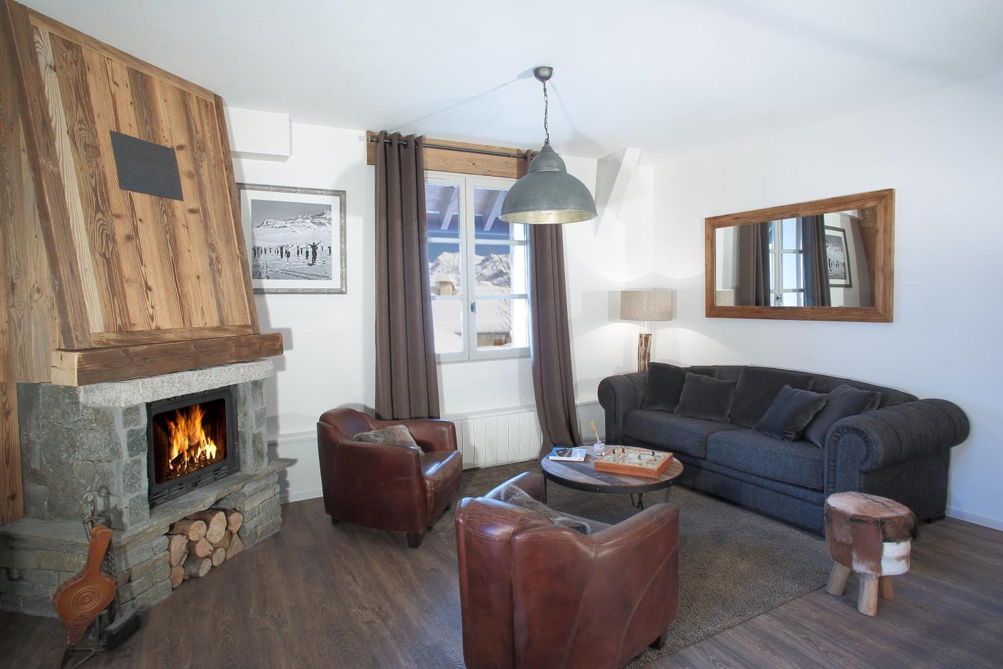 Chalet La Fedora - Appartements De Charme Vaujany Rom bilde