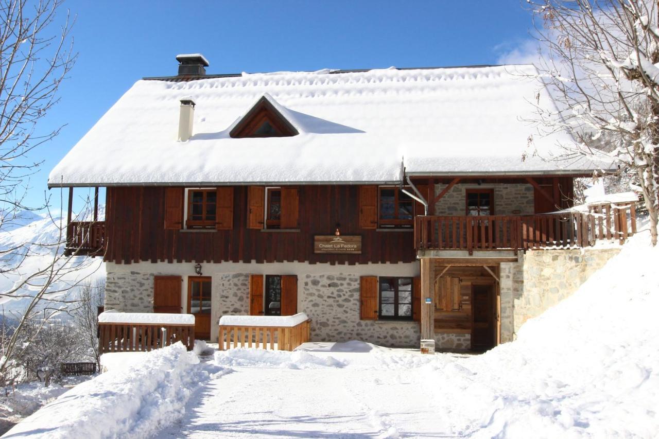 Chalet La Fedora - Appartements De Charme Vaujany Eksteriør bilde